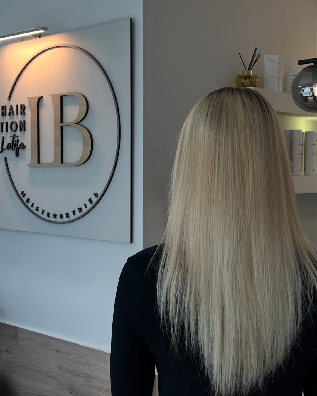 Long Platinum Blonde